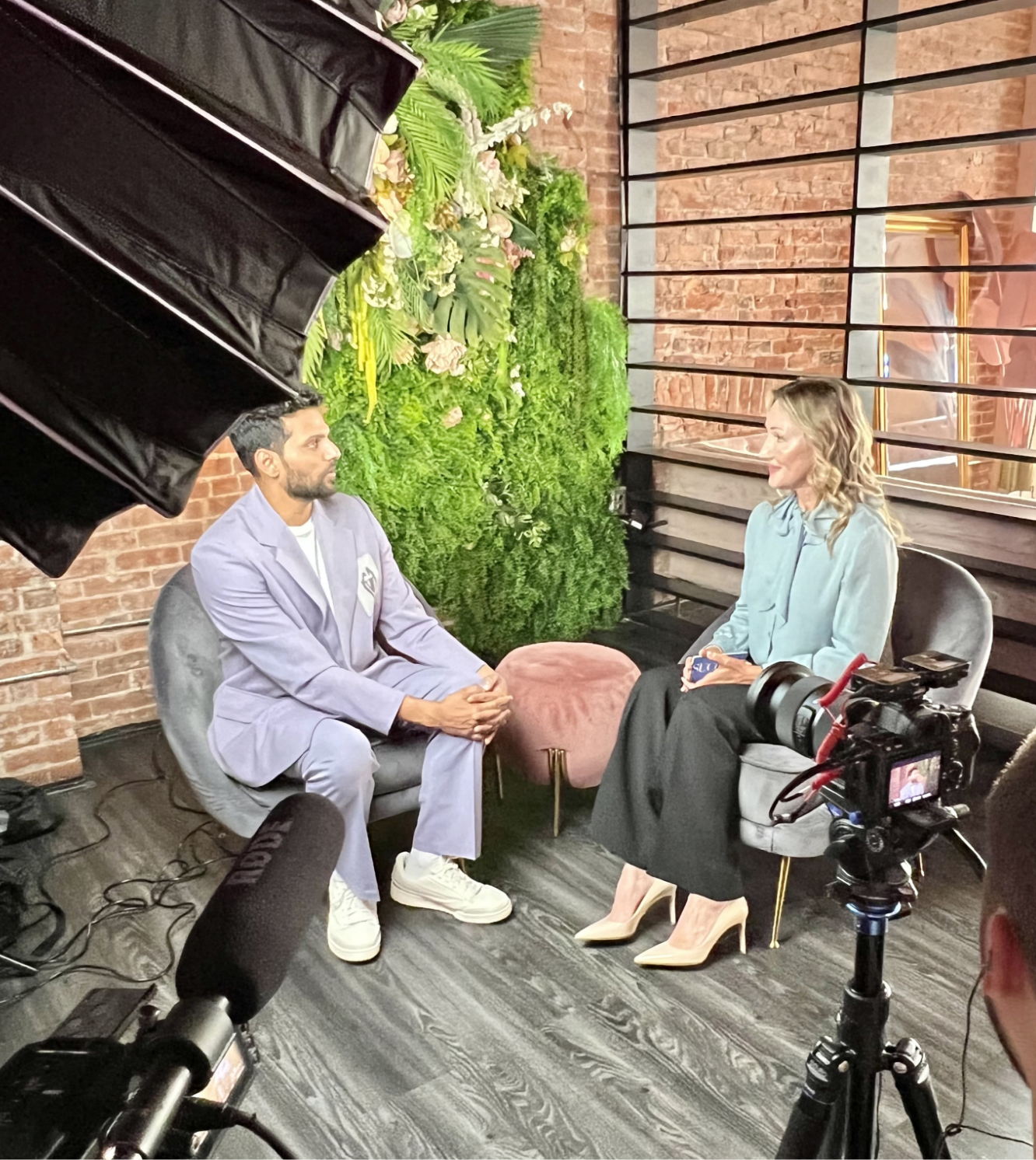 debbie interviewing jay shetty